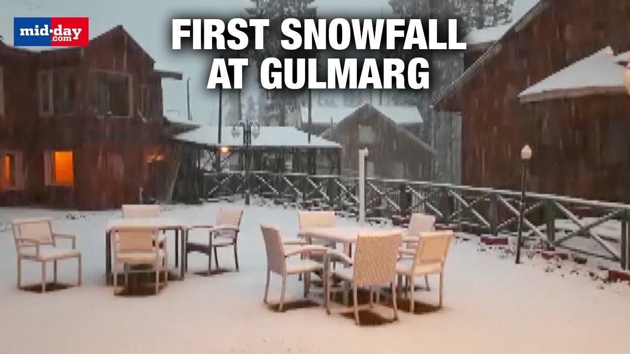 Gulmarg Receives Seasons First Snowfall
